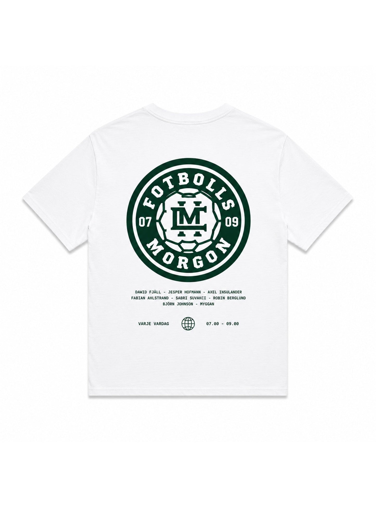 Oversized FM T-shirt Vit