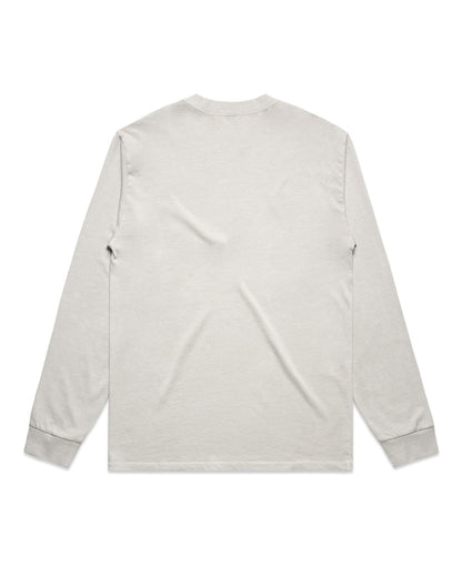Oversized FM Monogram Långärmad T-shirt Faded - Faded Bone - Baksida