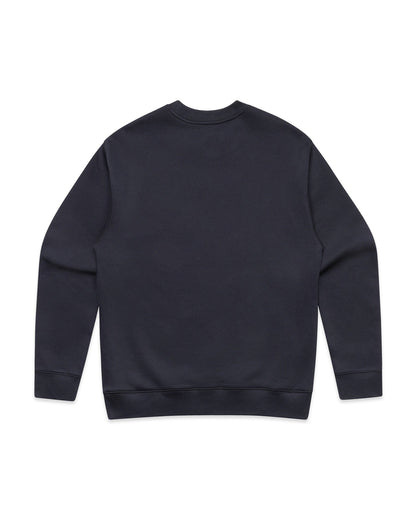 Relaxed-fit FM Monogram Vit Sweatshirt - Ink Blue - Baksida