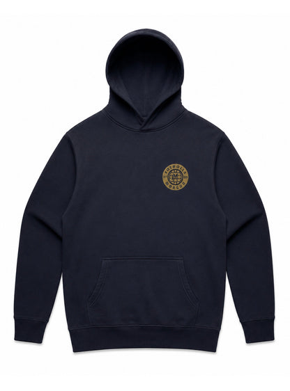 Relaxed Fit FM Hoodie Ink Blue