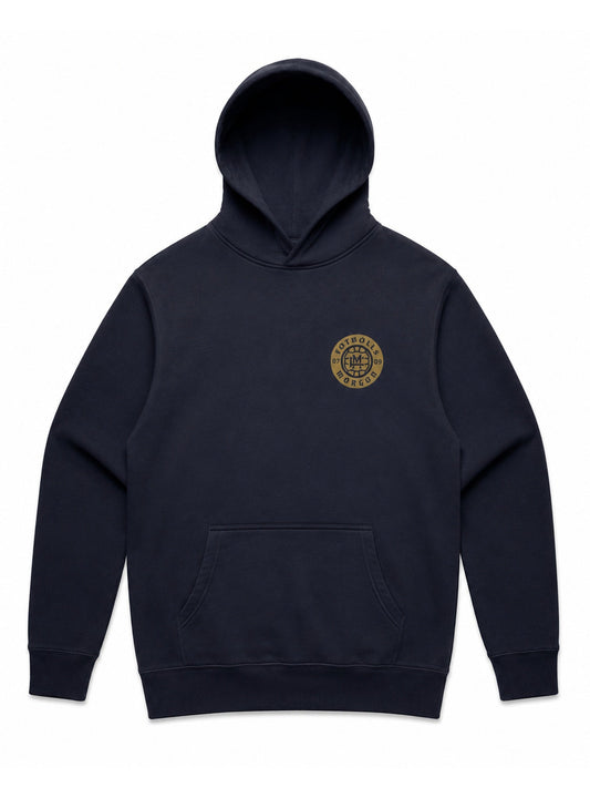 Relaxed Fit FM Hoodie Ink Blue