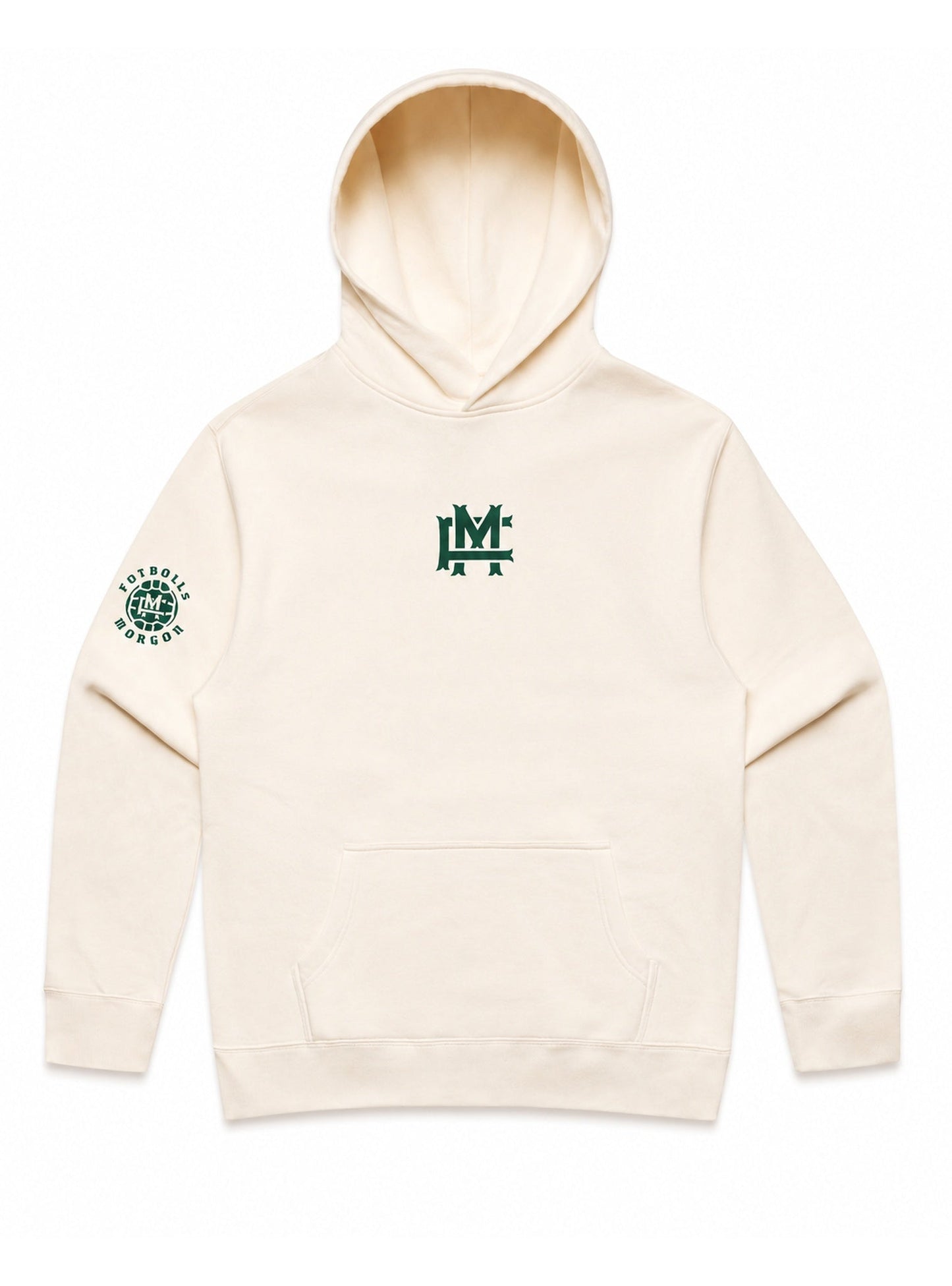 Relaxed Fit FM Hoodie Ecru