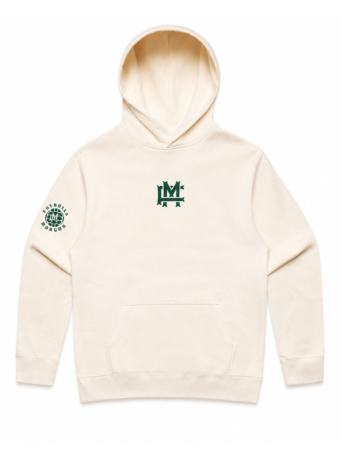 Relaxed Fit FM Hoodie Ecru
