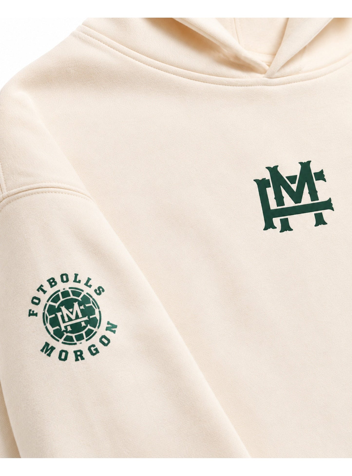 Relaxed Fit FM Hoodie Ecru