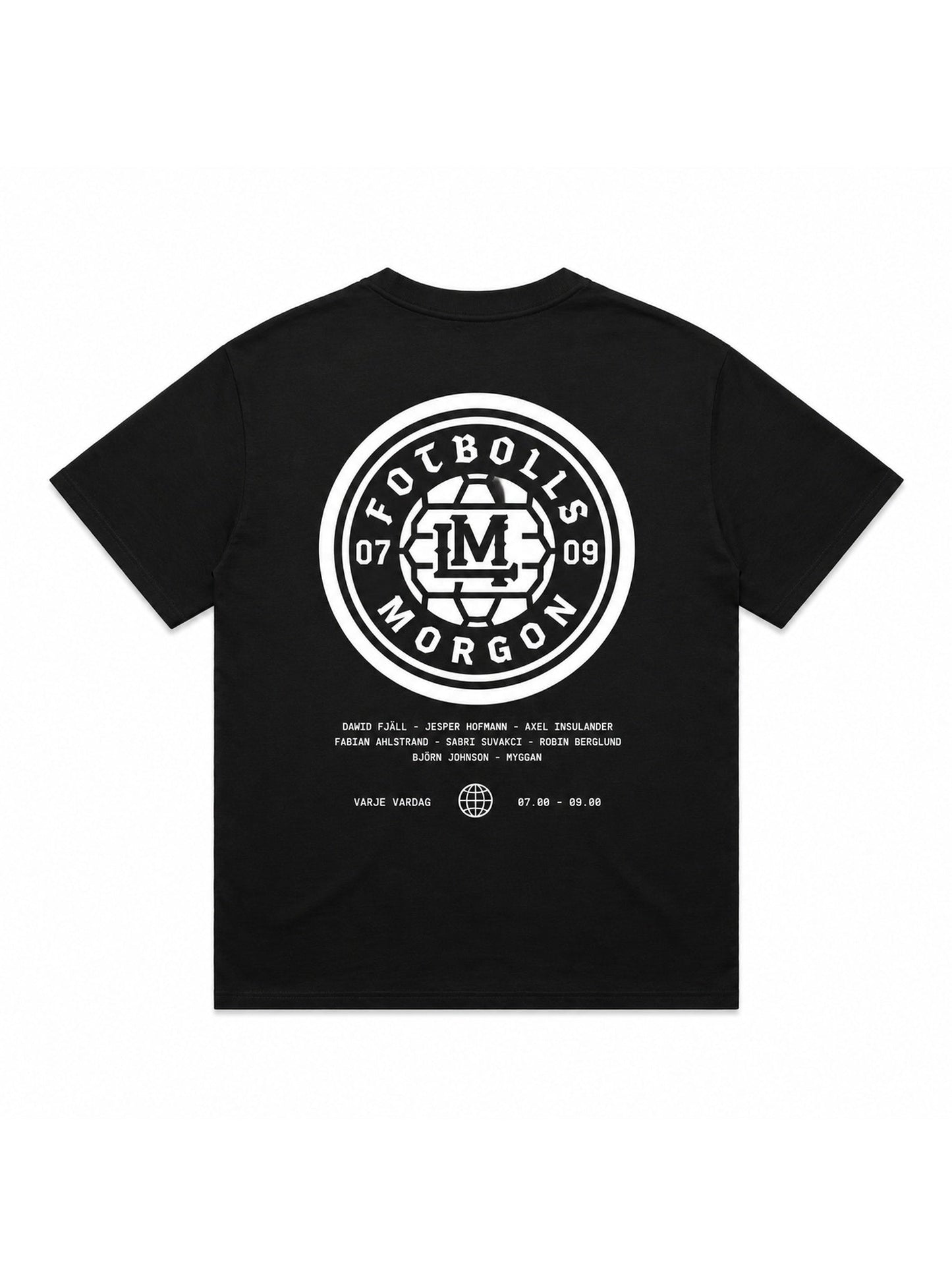 Oversized FM T-shirt Svart