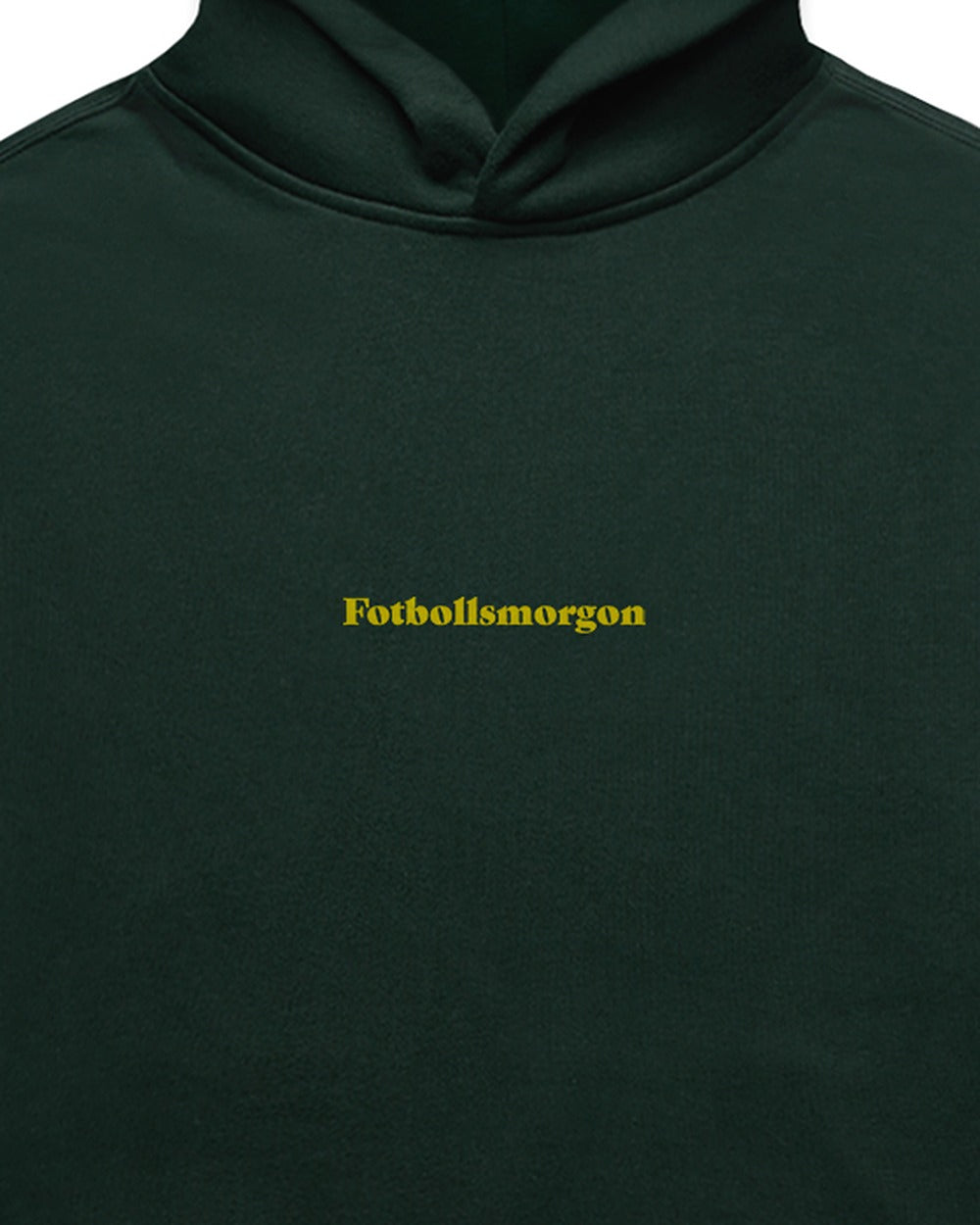 Relaxed-fit Fotbollsmorgon Hoodie – tryckdetalj Green