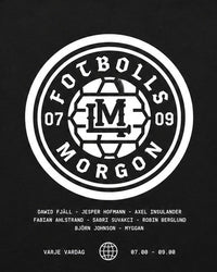 Oversized FM T-shirt Svart — bild 3