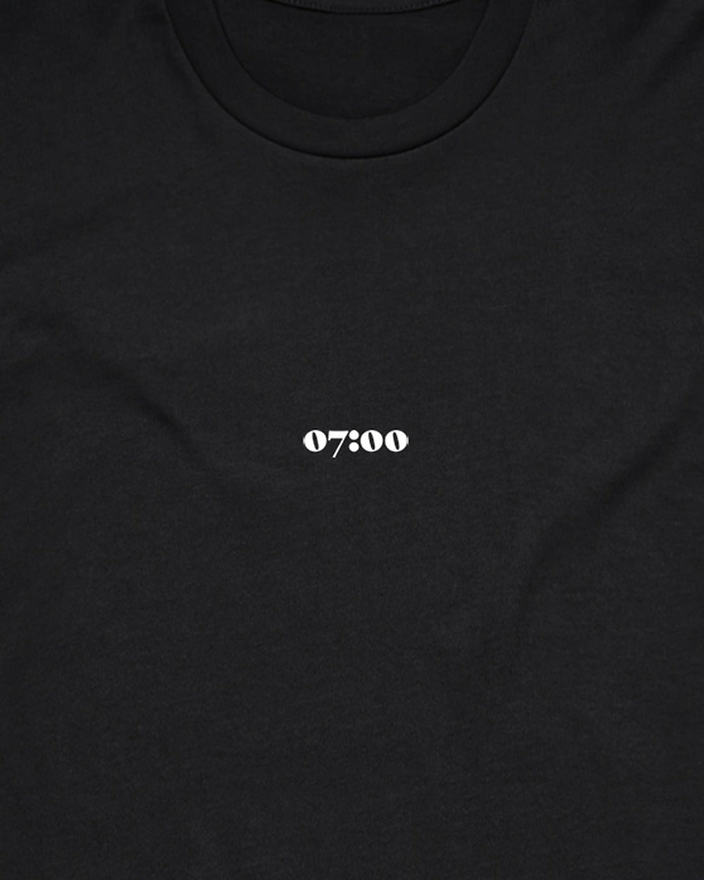 Relaxed-fit 07:00 T-shirt – tryckdetalj Black