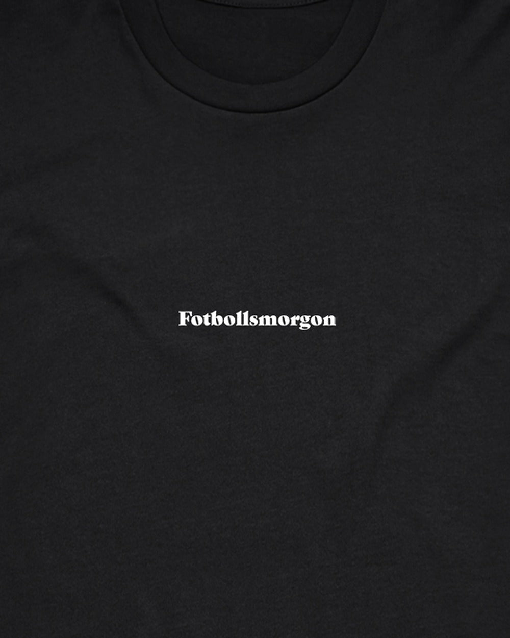 Relaxed-fit Fotbollsmorgon T-shirt – tryckdetalj Black