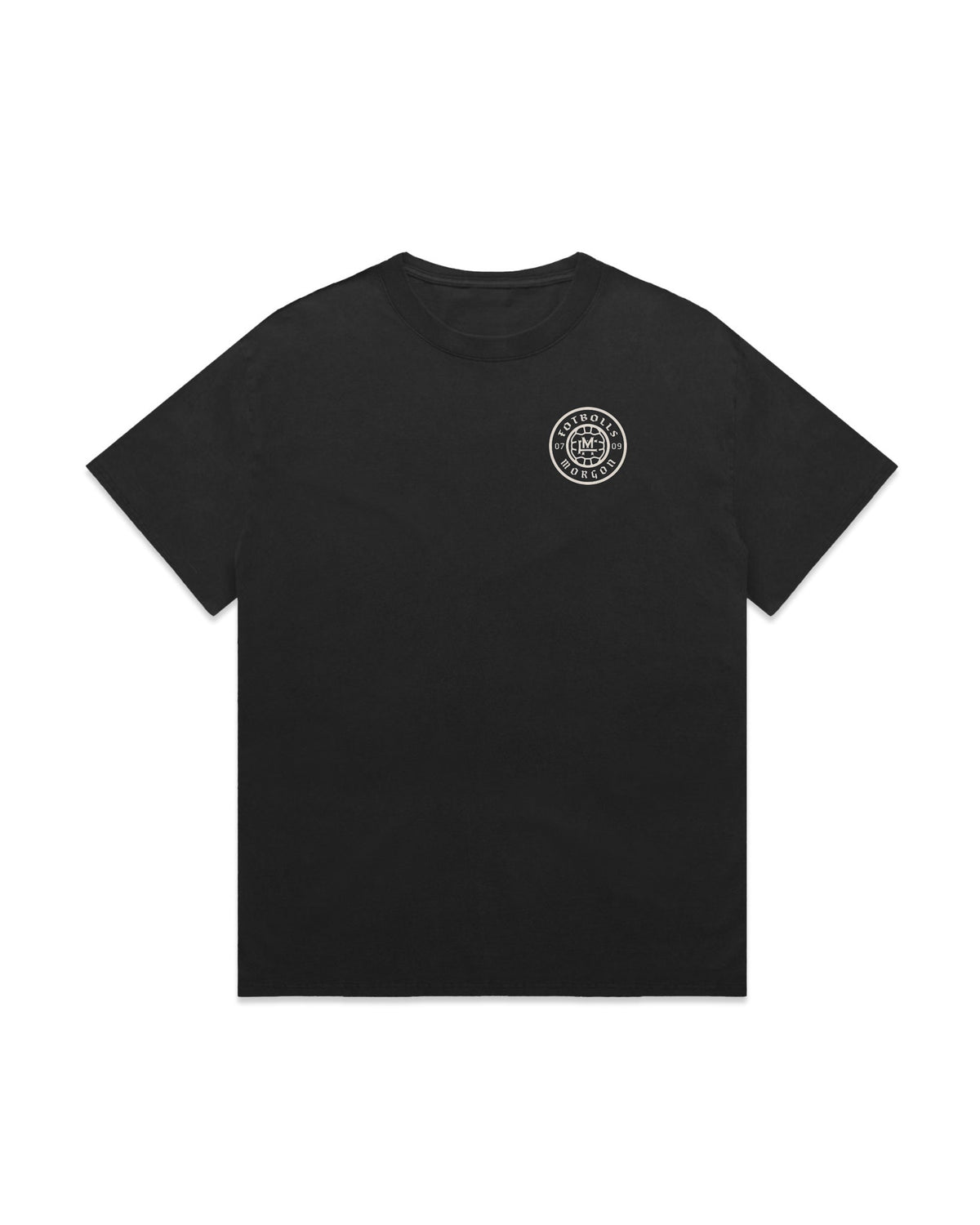 Oversized FM T-shirt Faded - Faded Black - Framsida