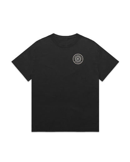 Oversized FM T-shirt Faded - Faded Black - Framsida