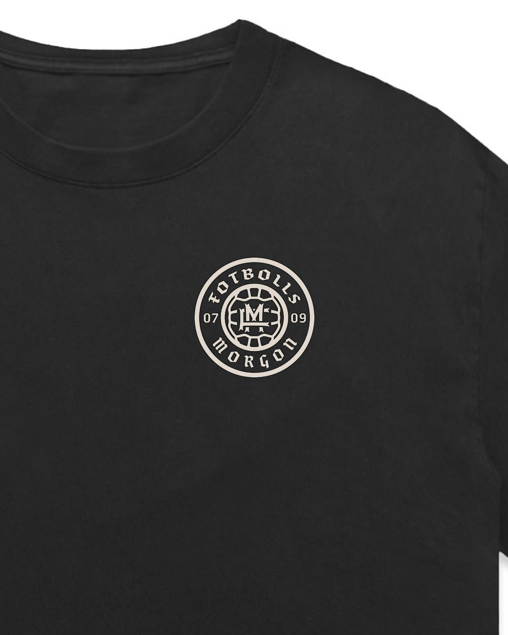 Oversized FM T-shirt Faded - Faded Black - Tryckdetalj