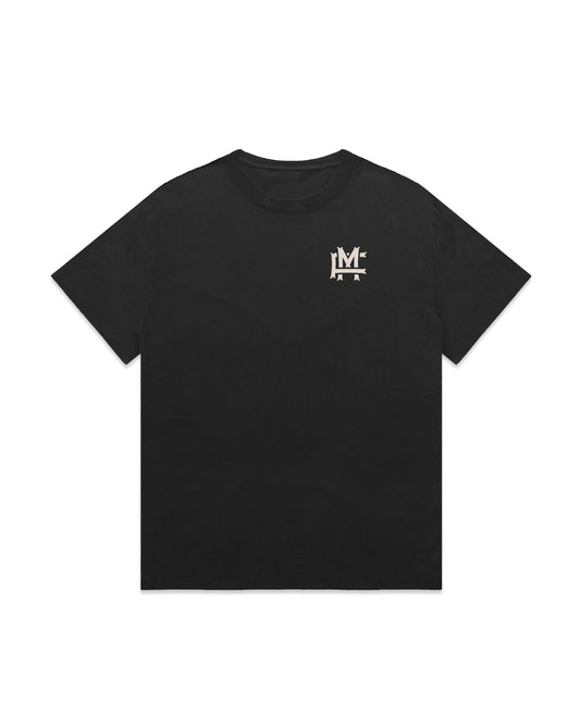 Oversized FM Monogram T-shirt Faded - Faded Black - Framsida