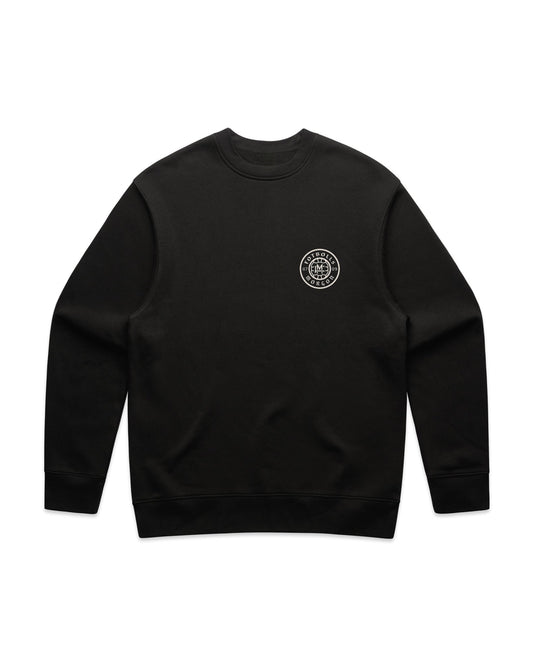 Relaxed-fit FM Sweatshirt - Black - Framsida