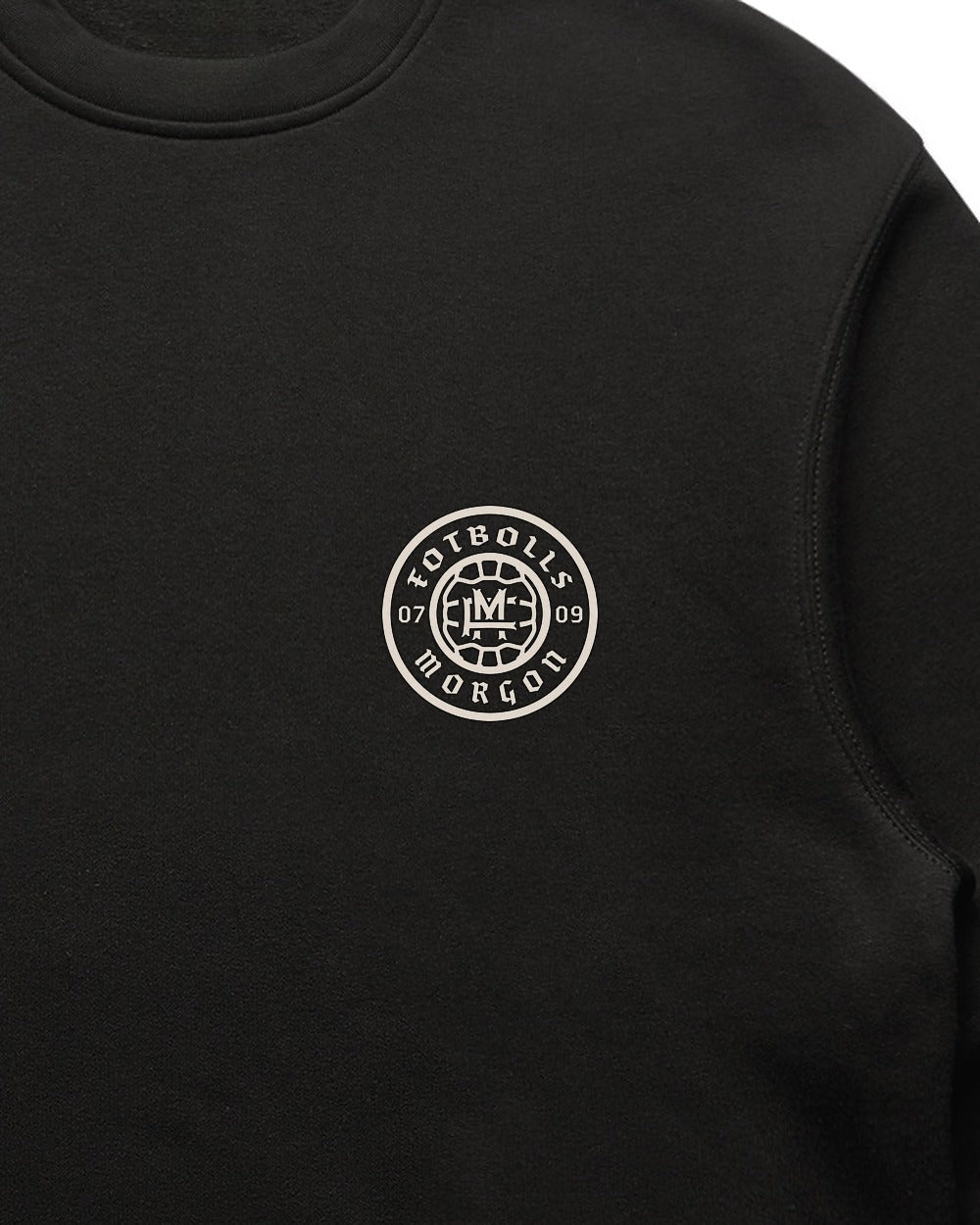Relaxed-fit FM Sweatshirt - Black - Tryckdetalj