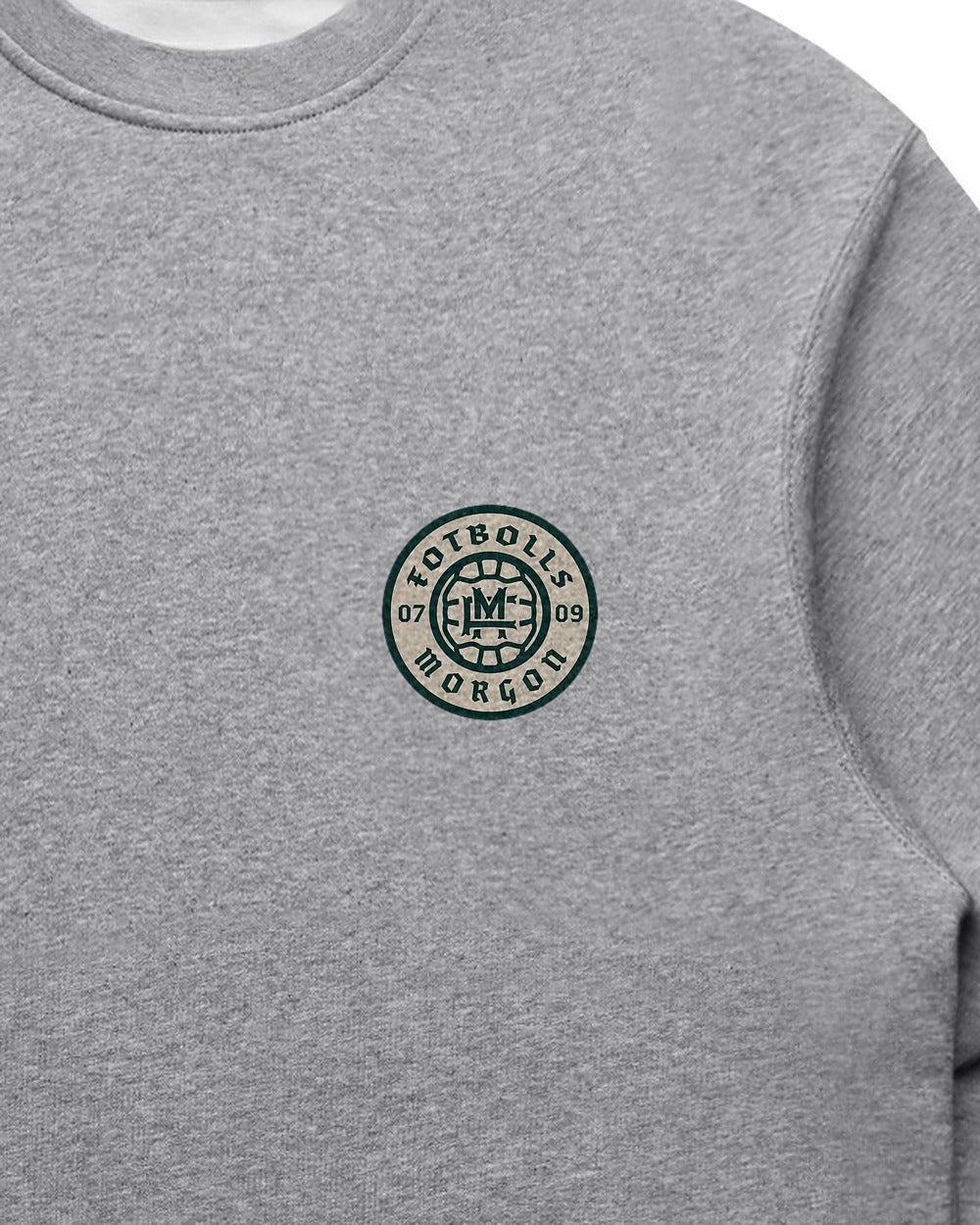 Relaxed-fit FM Sweatshirt - Grey - Tryckdetalj
