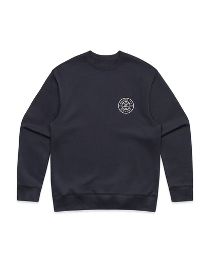 Relaxed-fit FM Sweatshirt - Ink Blue - Framsida