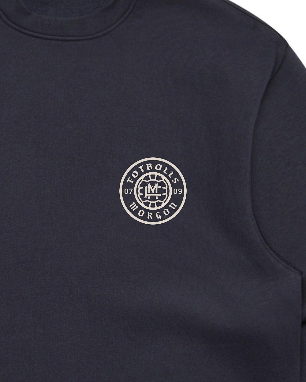 Relaxed-fit FM Sweatshirt - Ink Blue - Tryckdetalj