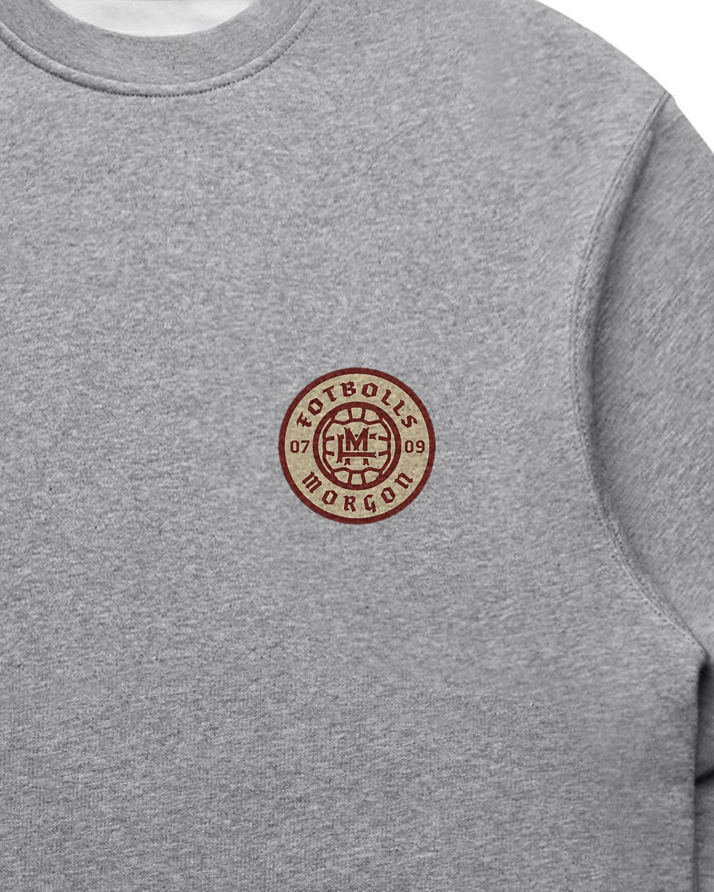 Relaxed-fit FM Röd Sweatshirt - Grey - Tryckdetalj
