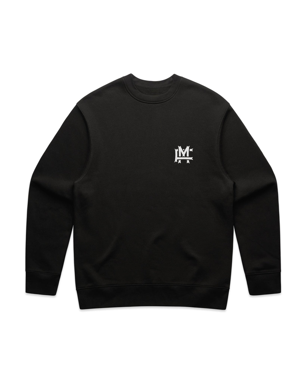 Relaxed-fit FM Monogram Sweatshirt - Black - Framsida