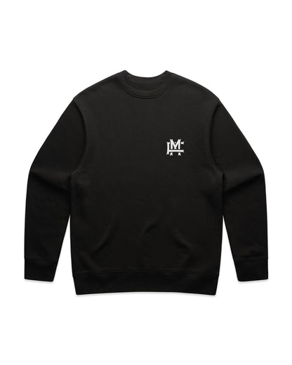 Relaxed-fit FM Monogram Sweatshirt - Black - Framsida