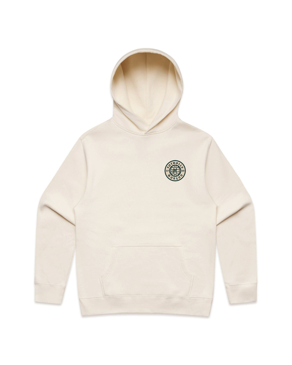 Relaxed-fit FM Hoodie - Ecru - Framsida