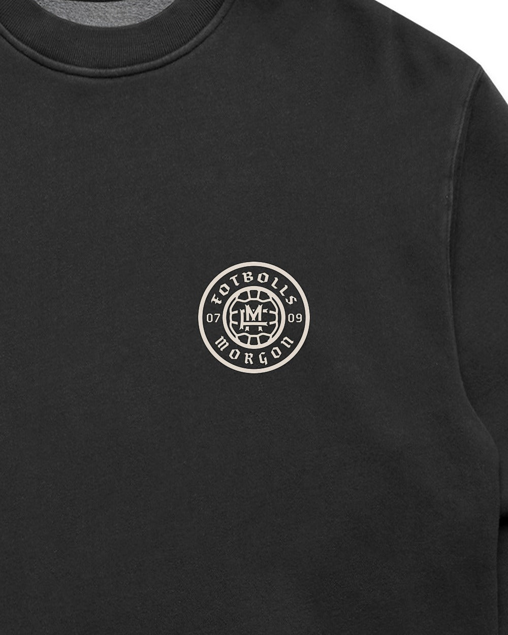 Relaxed-fit FM Sweatshirt Faded - Faded Black - Tryckdetalj