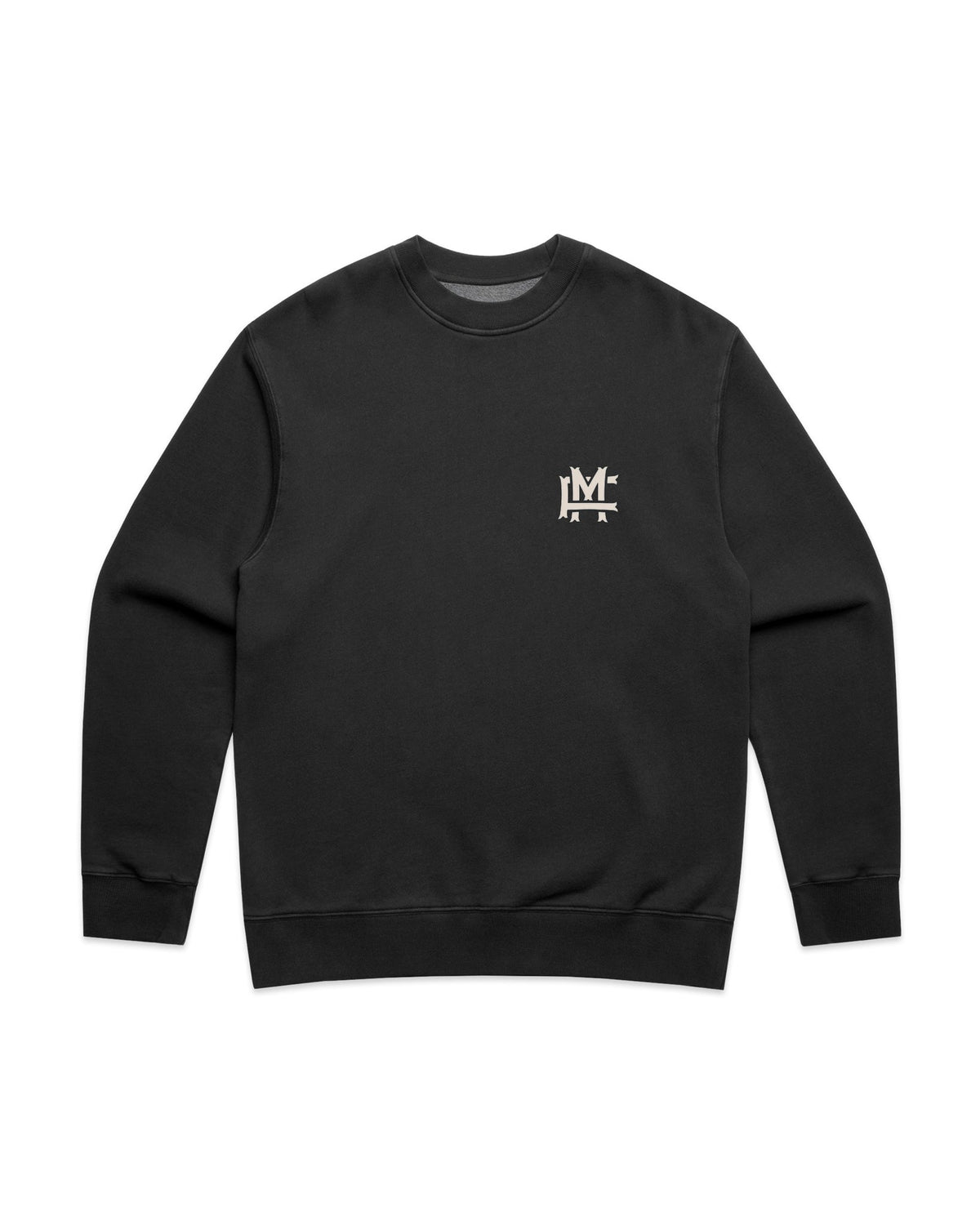 Relaxed-fit FM Monogram Sweatshirt Faded - Faded Black - Framsida