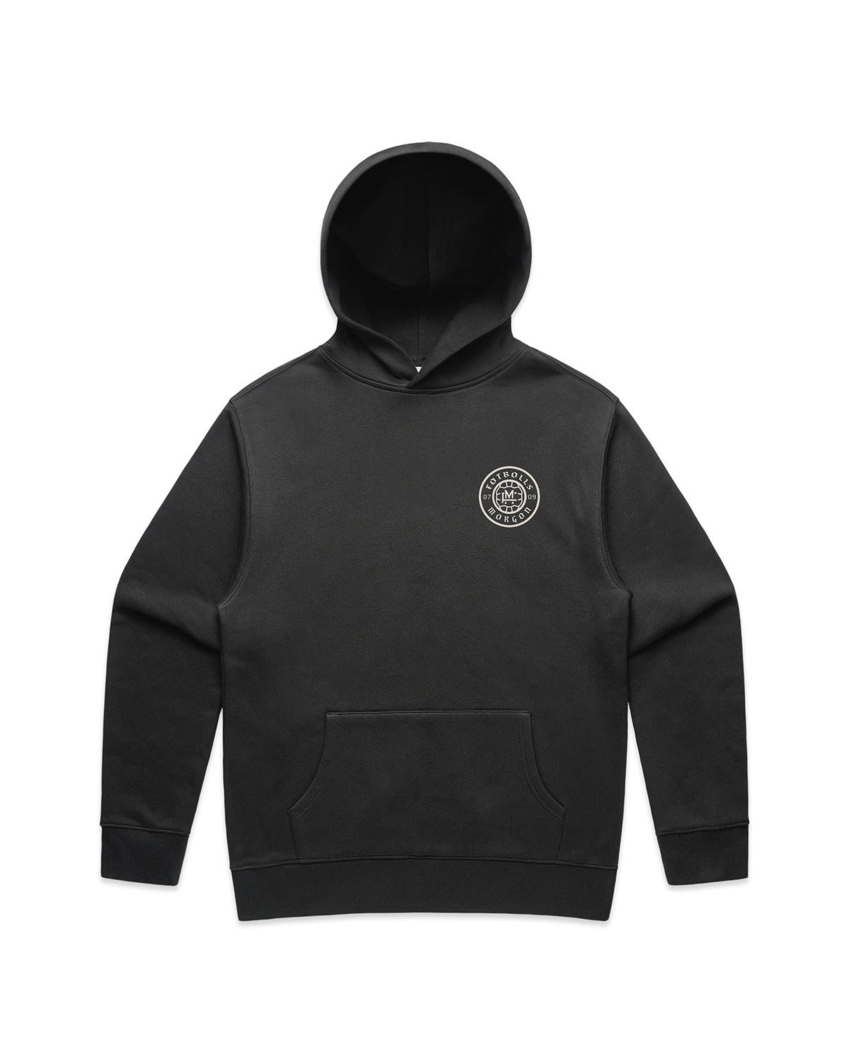 Relaxed-fit FM Hoodie Faded - Faded Black - Framsida
