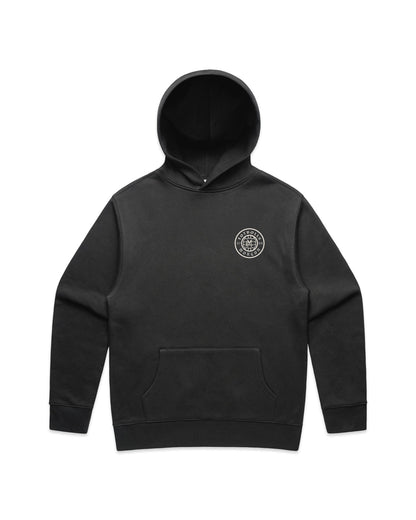 Relaxed-fit FM Hoodie Faded - Faded Black - Framsida
