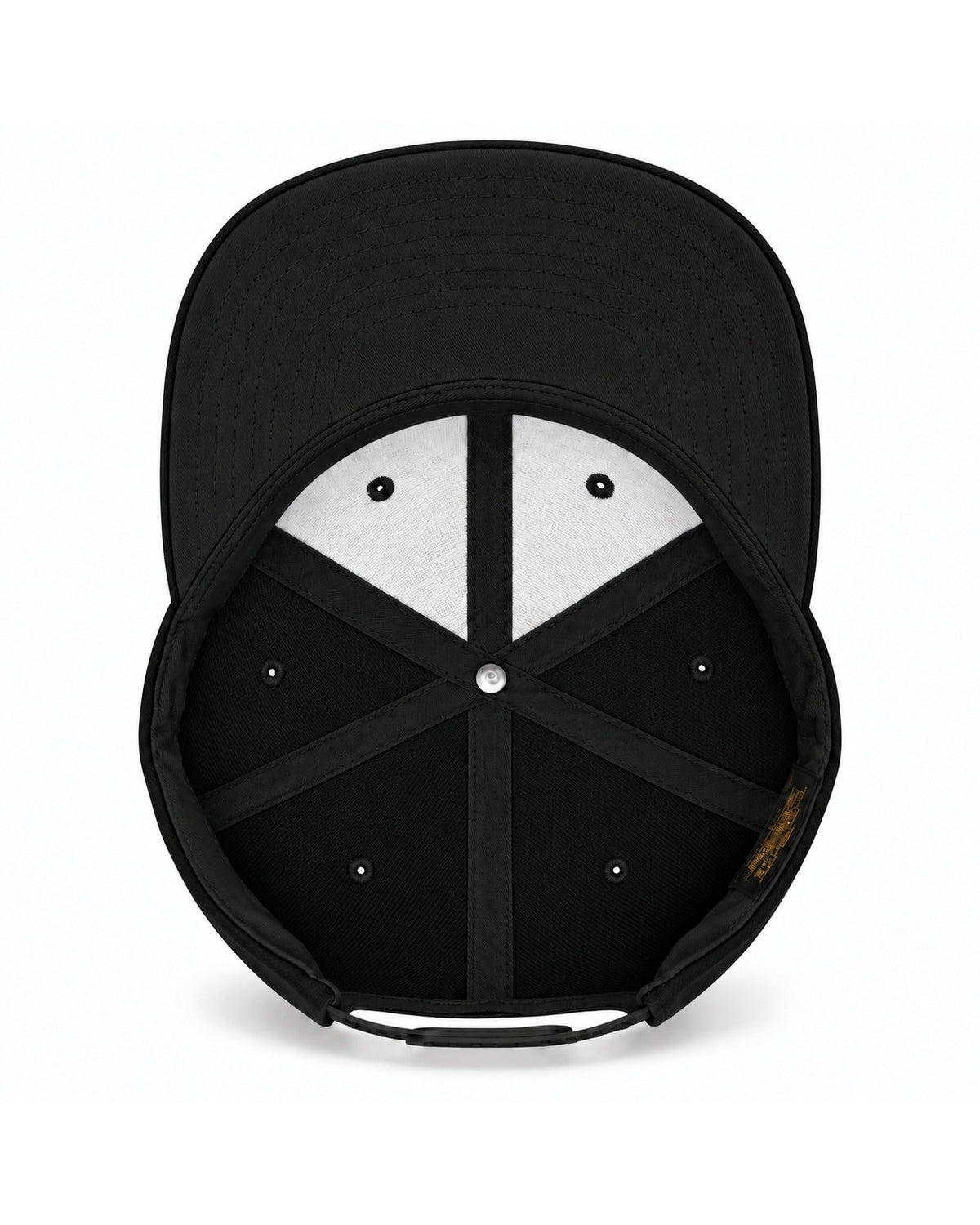 FM Monogram Snapback - Black - Undersida