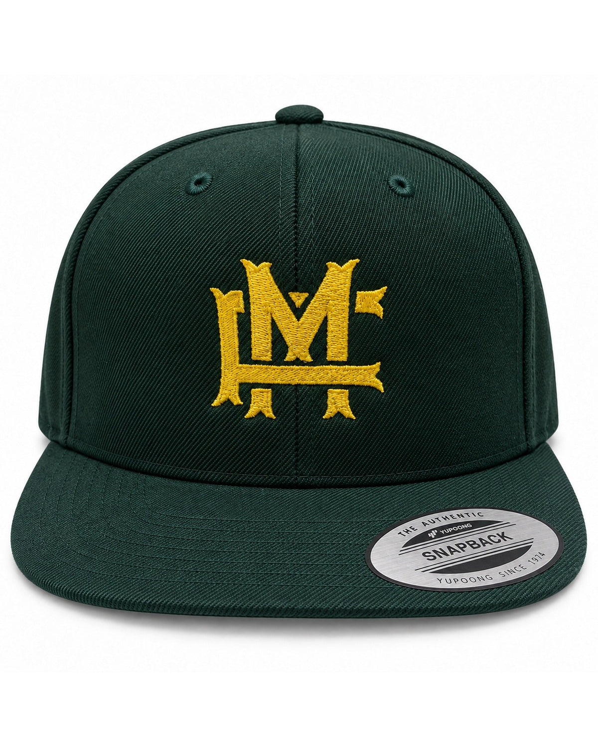 FM Monogram Snapback - Spruce - Framsida