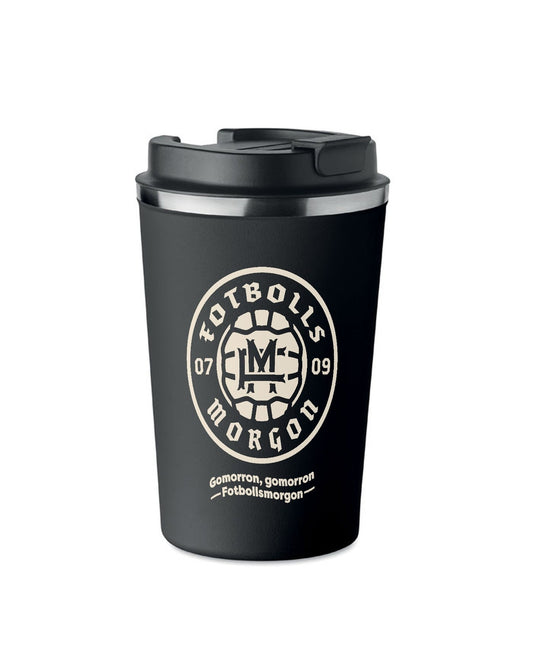FM Take away-mugg - Black - Framsida